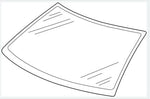 1989-1995 VW Corrado Windshield Green Tint, part # 535 845 011 C